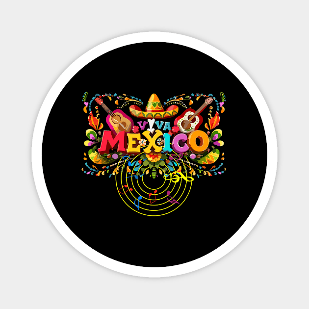 HapCinco De Mayo Mexican Music Magnet by keng-dela